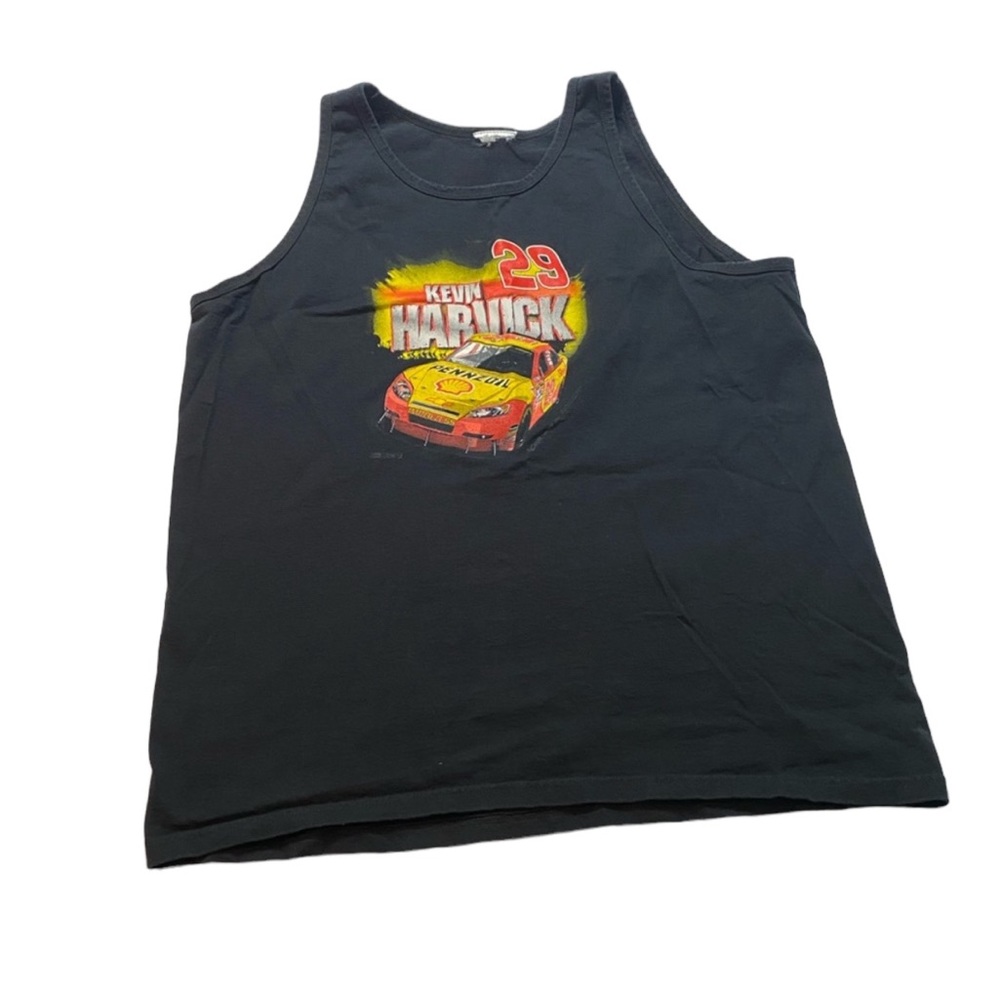 Chase Authentics NASCAR Kevin Harvick Shell Pennzoil Vintage Tank Top Tee Black